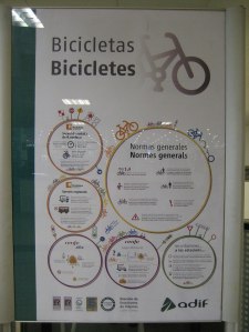 Normas generales (bici + tren)