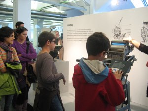 Máquina tipográfica (Minerva) de pequeñas dimensiones empleada desde finales del siglo XIX, conocida en el mundo anglosajón como la "Princesa de las Prensas". 