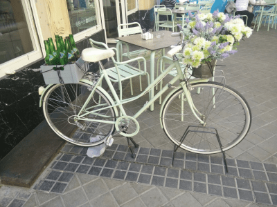 Bici reclamo en Lavapiés