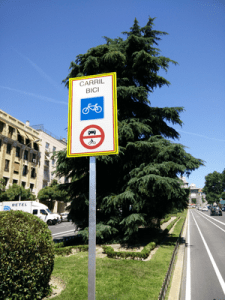 Señal de carril-bici