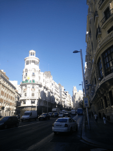 Entrada a Gran Vía desde Alcalá