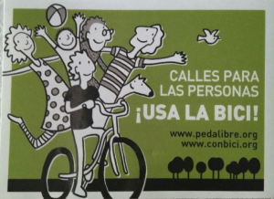 Calles para las personas ¡Usa la bici!