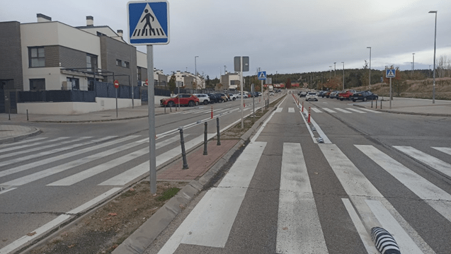 Foto de una avenida de Rivas