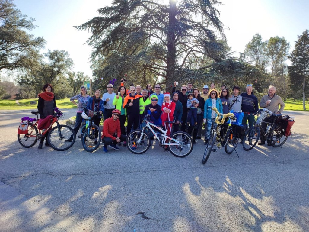 Final de la ruta de las preuvas en la Casa de Campo