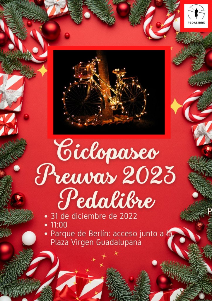 Cartel del ciclopaseo Preuvas 2023 de Pedalibre